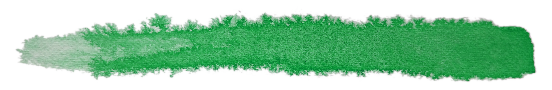 Green watercolor brushstroke